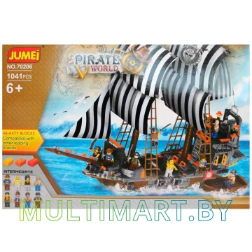 Конструктор Jumei N-398 Пираты (1041 деталь)